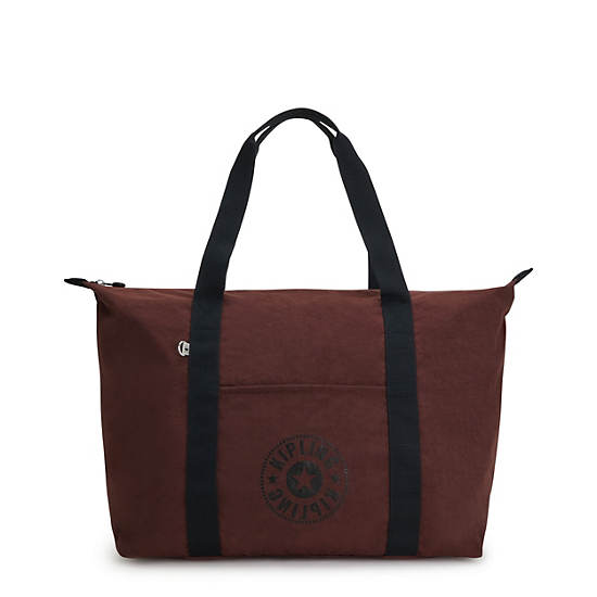 Kipling Art Medium Lite Tote Tassen Rood | België 1446IL